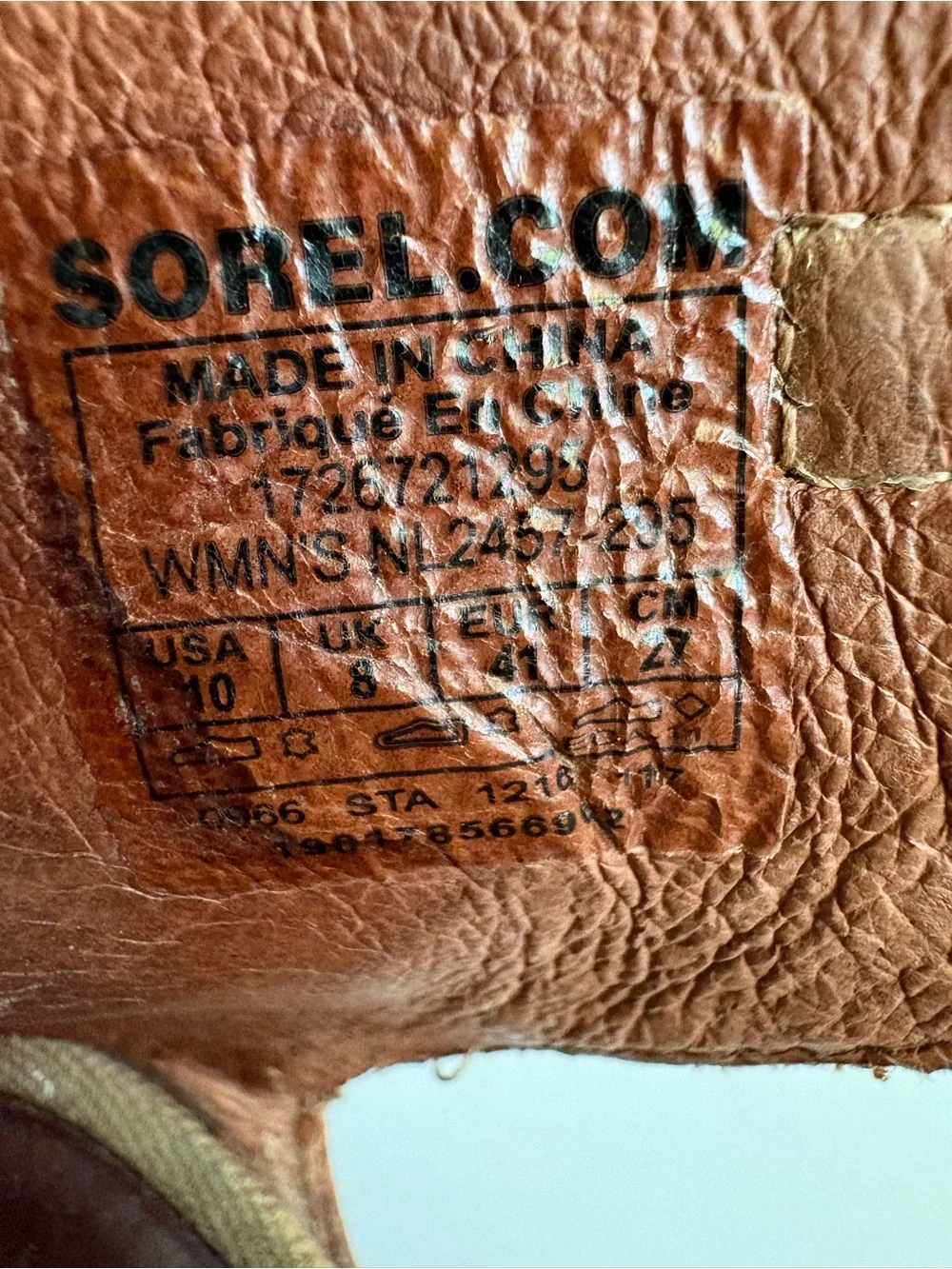 Sorel Joanie 2 Brown Ankle Strap Leather Wedge Sandals Open Toe Back Zip Size 10